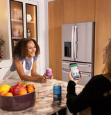 GE Profile™ ENERGY STAR® 27.9 Cu. Ft. Smart 4-Door French-Door Refrigerator with Kitchen Assistant™