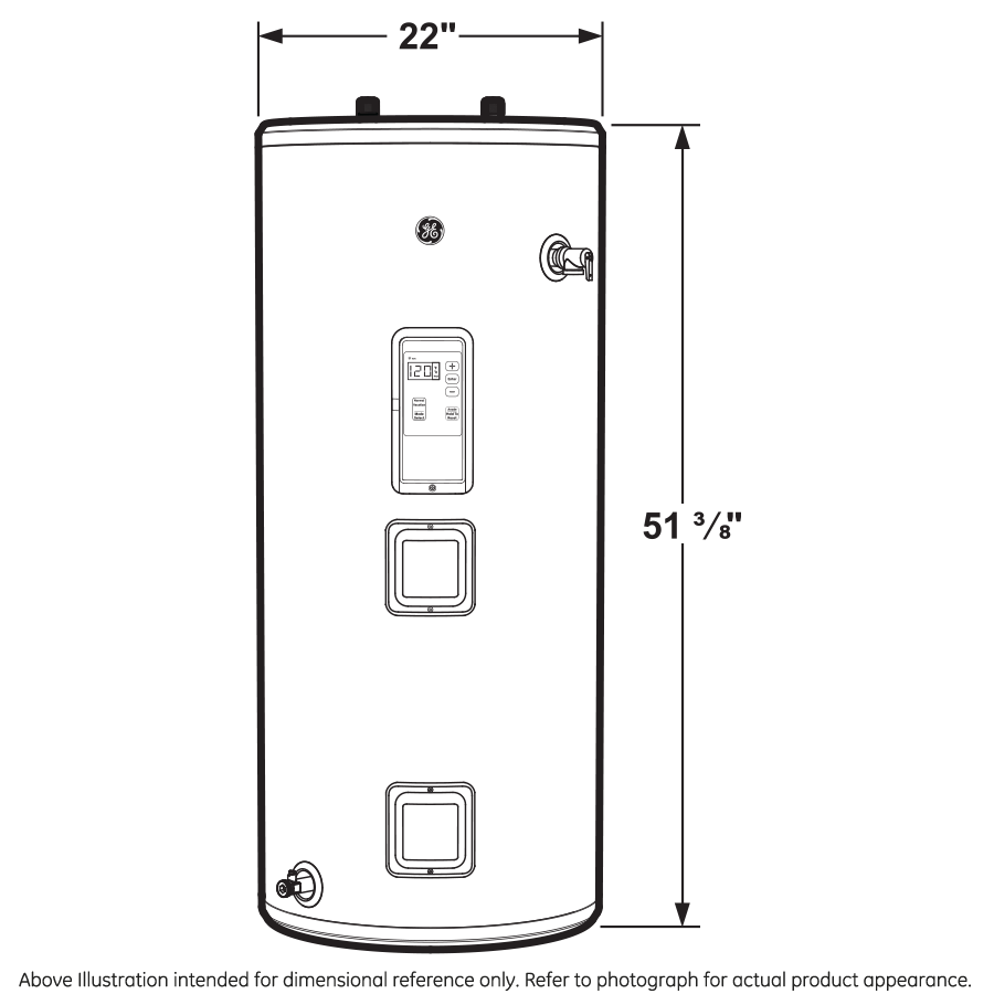 GE® Smart 40 Gallon Short Electric Water Heater
