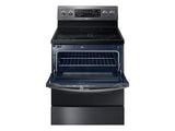 5.9 cu ft. Smart Freestanding Electric Range with Flex Duo™ & Dual Door in Black Stainless Steel