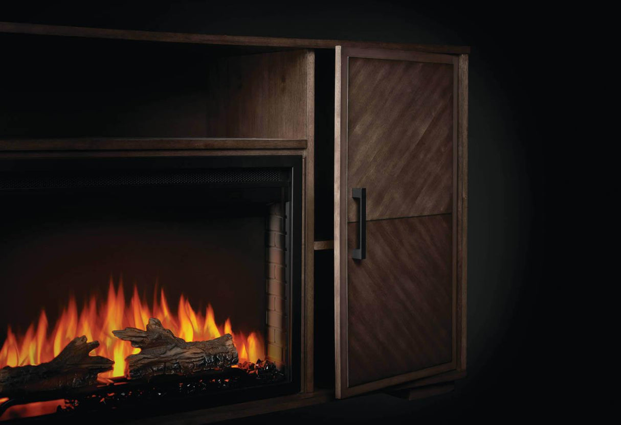 The Hayworth Electric Fireplace Media Console