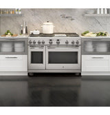 GE Cafe™ Series 48" Dual-Fuel Professional Range with 6 Burners and Griddle (Natural Gas)