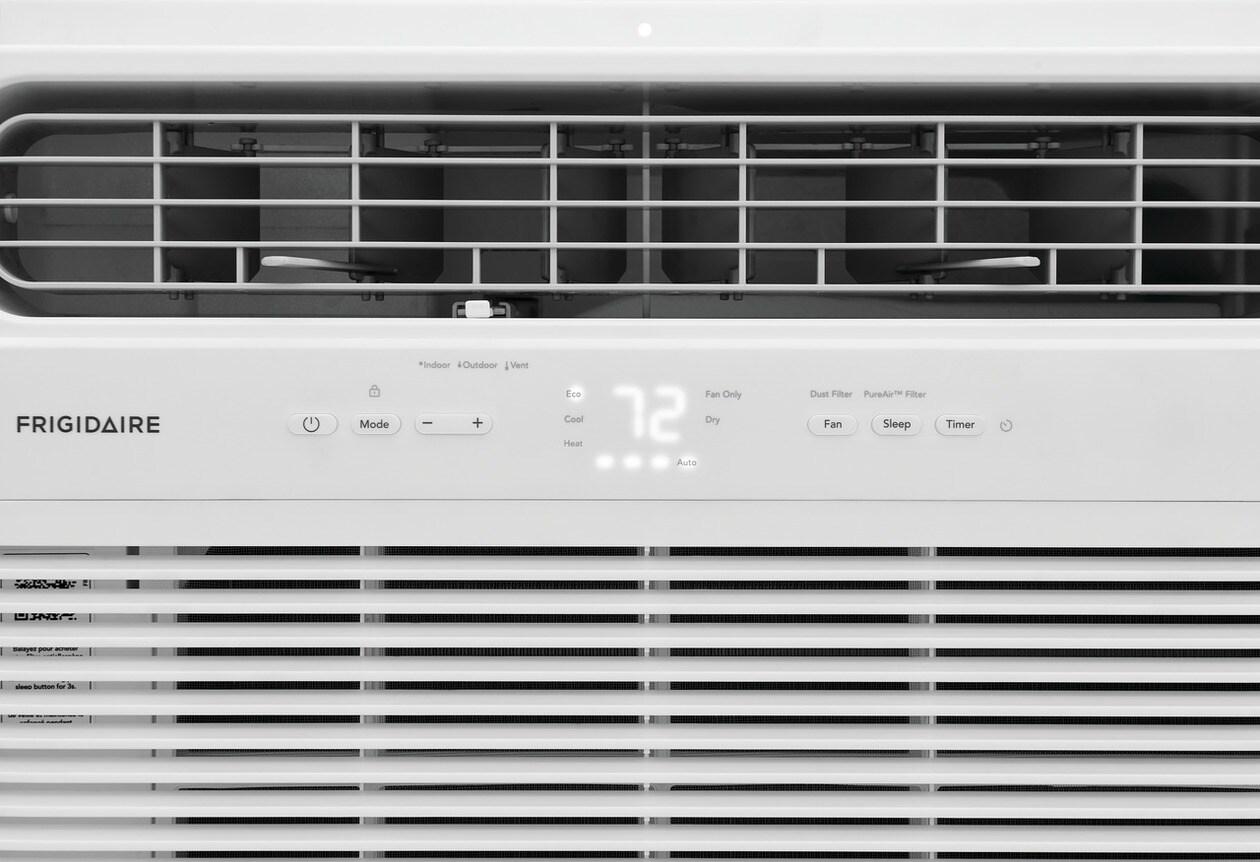 8,000 BTU Window Room Air Conditioner with Supplemental Heat