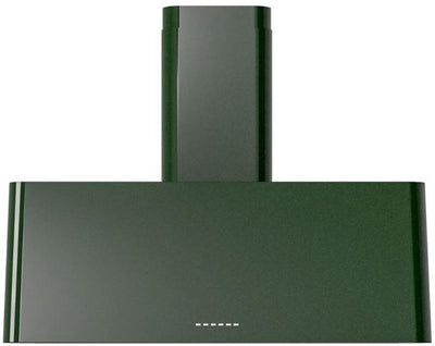 Nostalgie 36 Inch Emerald Green Wall Mount Convertible Range Hood