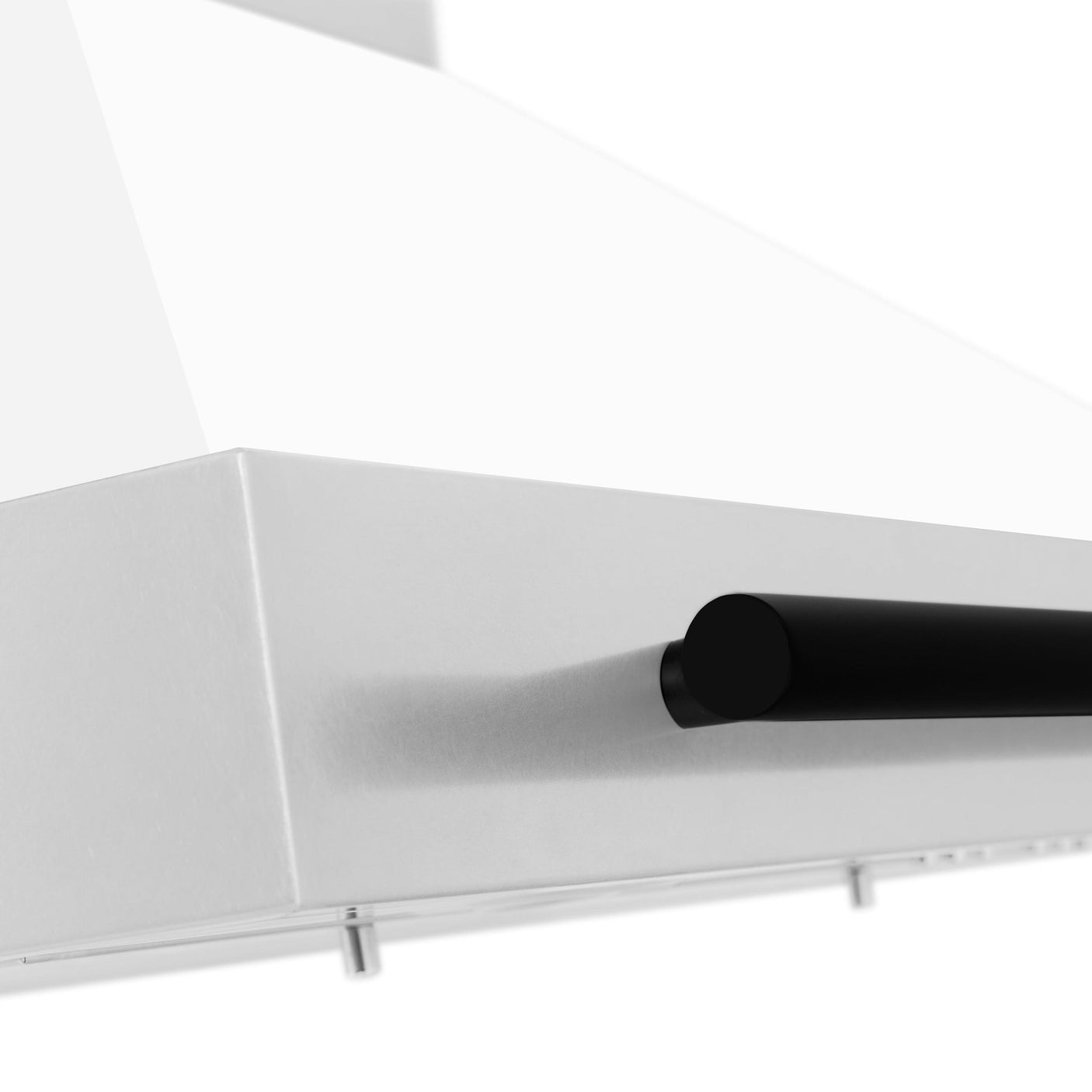 ZLINE 30 in. Autograph Edition Convertible Stainless Steel Range Hood with White Matte Shell and Champagne Bronze Accents (KB4STZ-WM30-CB) [Color: Matte Black]