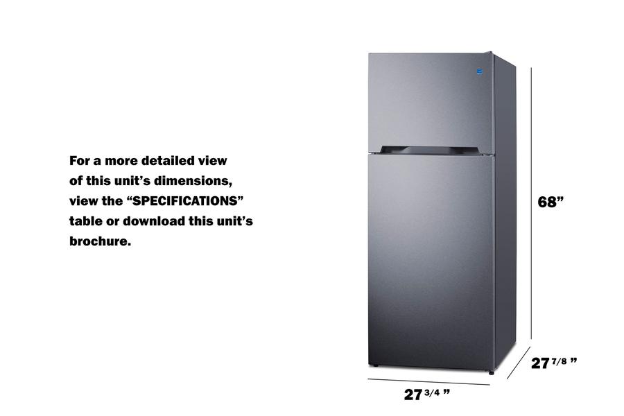 28" Wide Top-mount Refrigerator-freezer