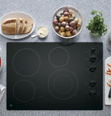 GE® 30" Built-In Knob Control Electric Cooktop