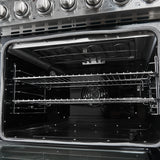 Forno Paolo 30-Inch Freestanding Electric Range, Stainless Steel, 4.38 cu.ft, True Convection Oven, Energy Efficient