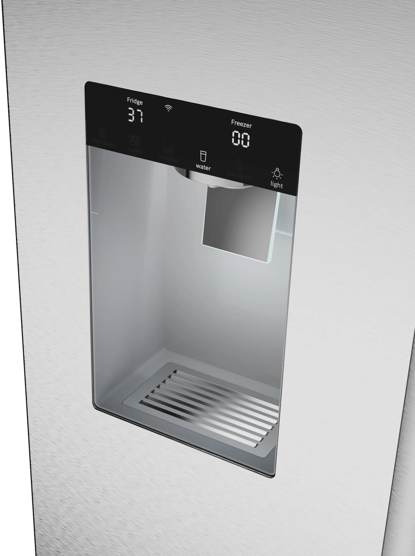 500 Series French Door Bottom Mount Refrigerator 36" Stainless steel (with anti-fingerprint), Total No Frost