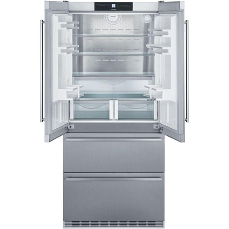 Freestanding French Door Refrigerator/Freezer 36", Ice Maker