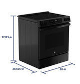 GE® ENERGY STAR® 30" Slide-In Electric Range with Crisp Mode