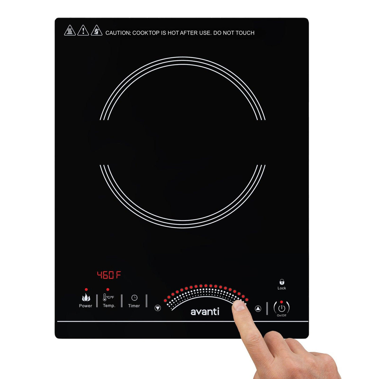Avanti 1800W Portable Induction Cooktop