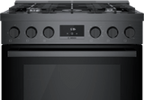 800 Series Dual Fuel Freestanding Range 30" Black Stainless Steel