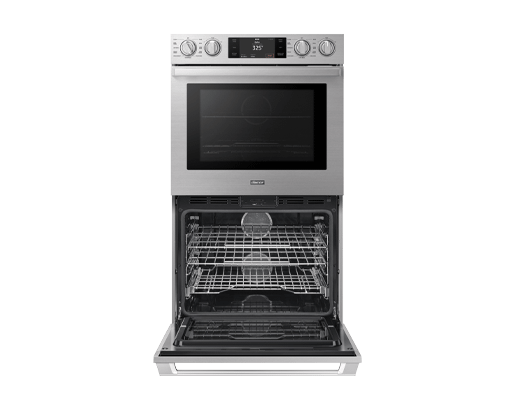 30" Steam-Assisted Double Wall Oven, Silver Stainless Steel