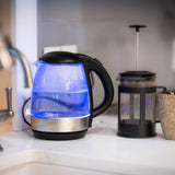 Danby 1.2L Glass Kettle in Black