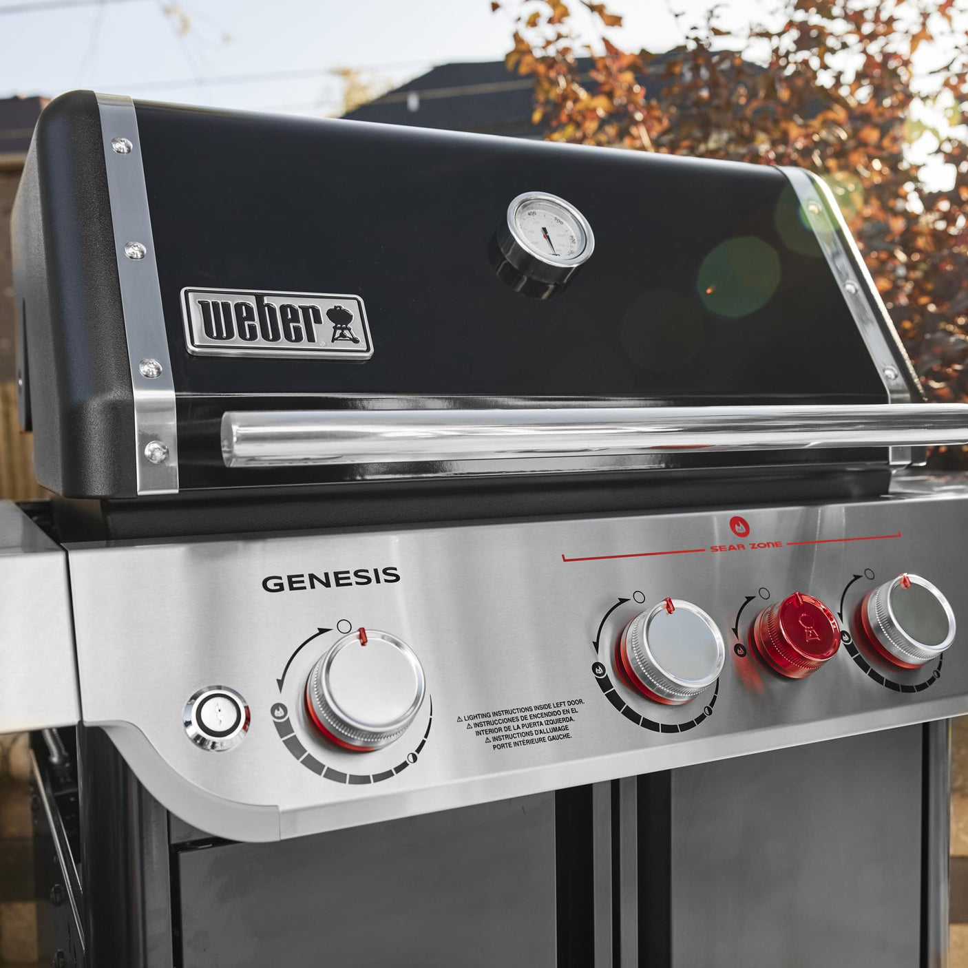 Genesis E-325 Gas Grill (Natural Gas) - Black