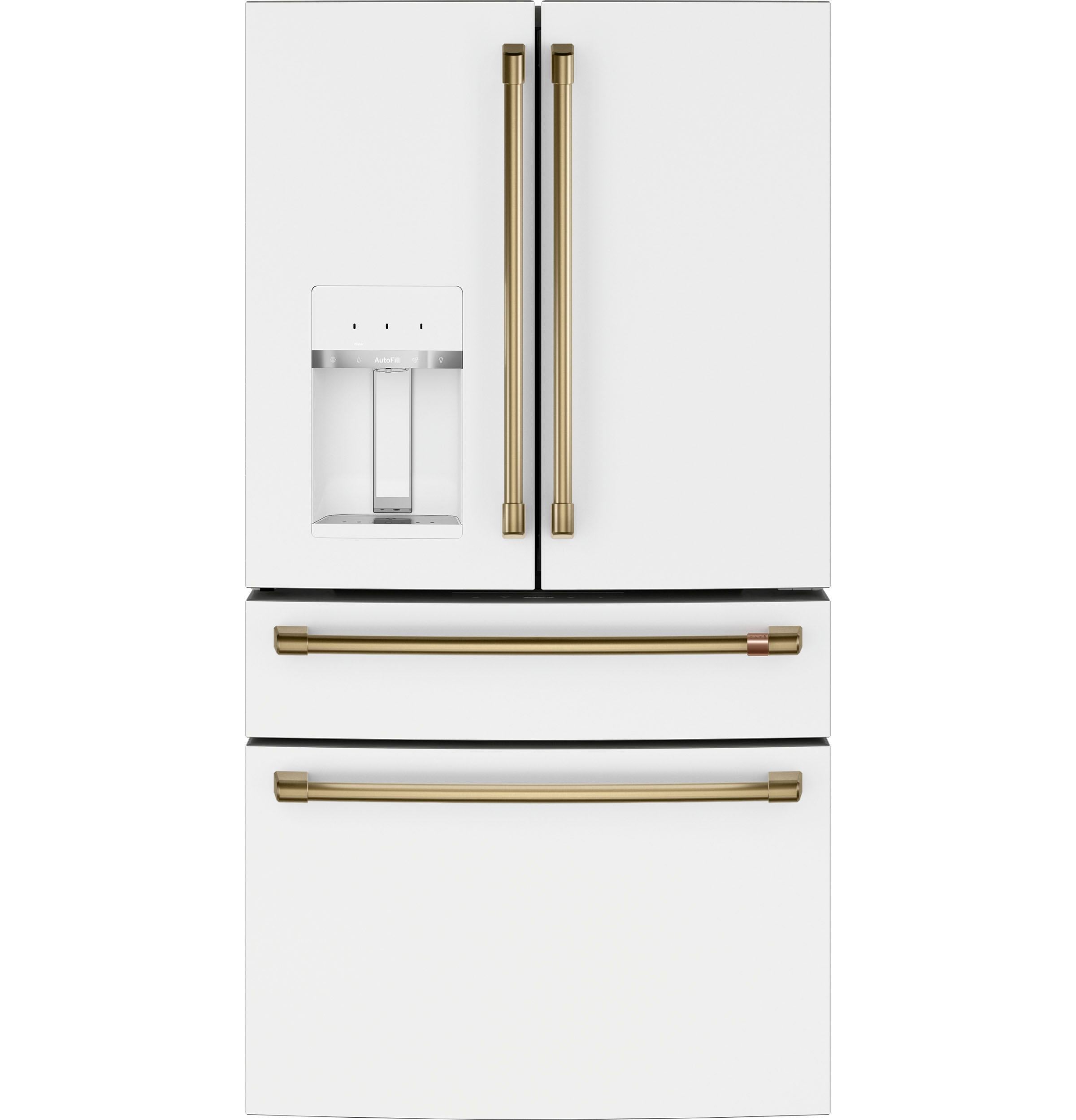 CAFE CVE28DP4NW2 Cafe ENERGY STAR 27.8 Cu. Ft. Smart 4 Door French Door Refrigerator Park Ave Appliance