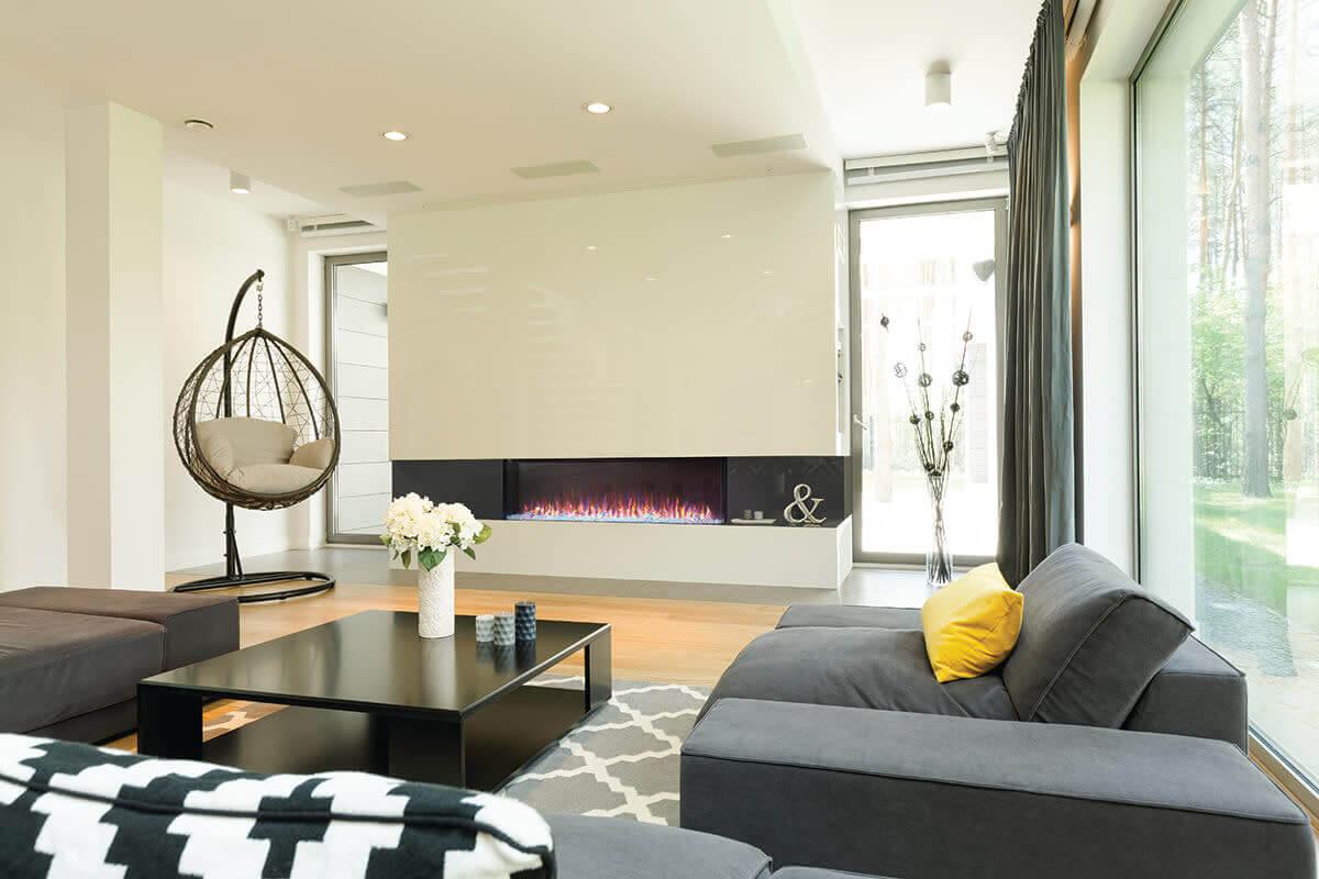 Trivista? Primis 60 Three-Sided Built-in Electric Fireplace