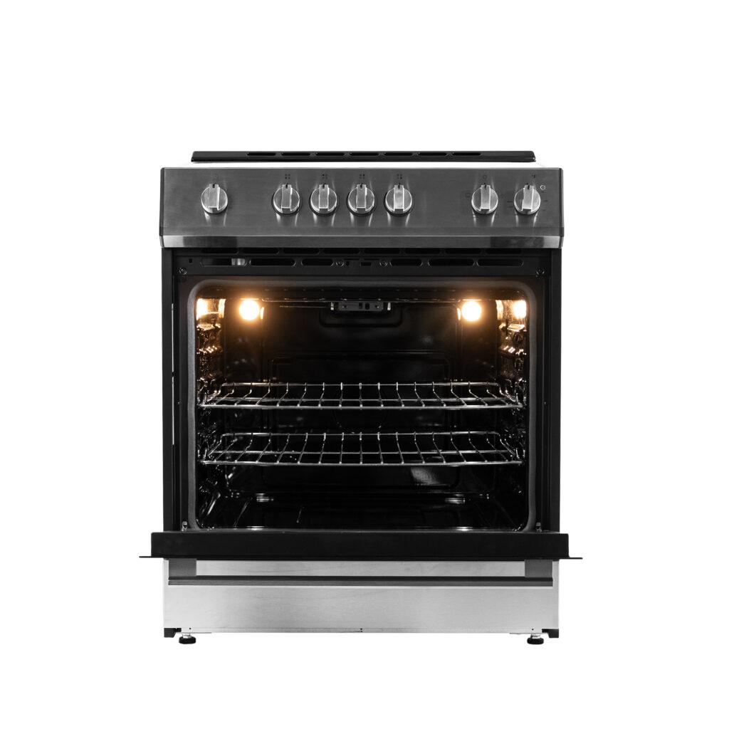 Danby 30 Slide in Smooth Top Electric Range with Knob Controls in Stainless Steel