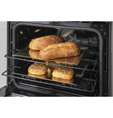 GE Café Series 30" Slide-In Front Control Range with Warming Drawer