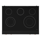 36 Inch Professional Electric Range With Tilt Panel Touch Control In Black/rose Gold  Gordon Ramsay Series