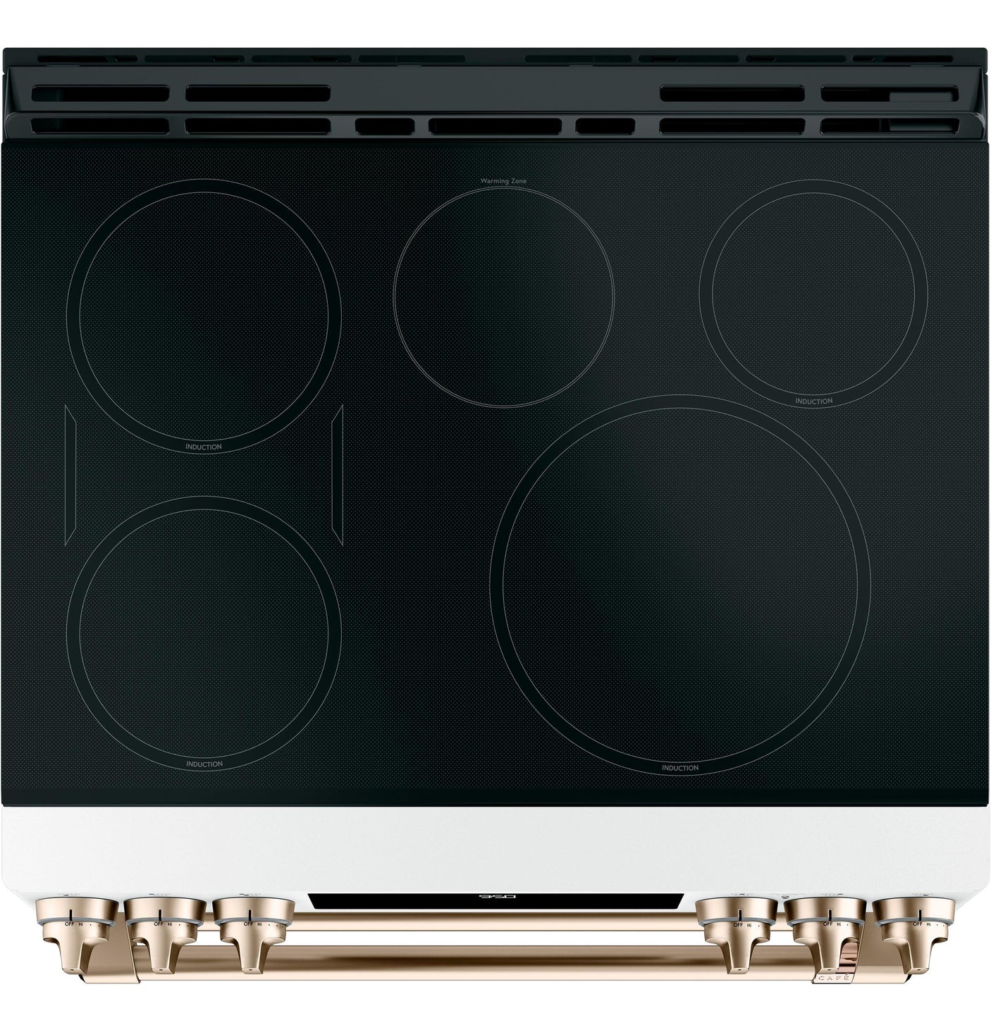 Café™ 30" Smart Slide-In, Front-Control, Induction and Convection Double-Oven Range