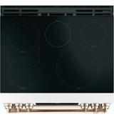 Café™ 30" Smart Slide-In, Front-Control, Induction and Convection Double-Oven Range