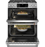 Café 30" Smart Slide-In, Front-Control, Dual-Fuel, Double-Oven Range with Convection