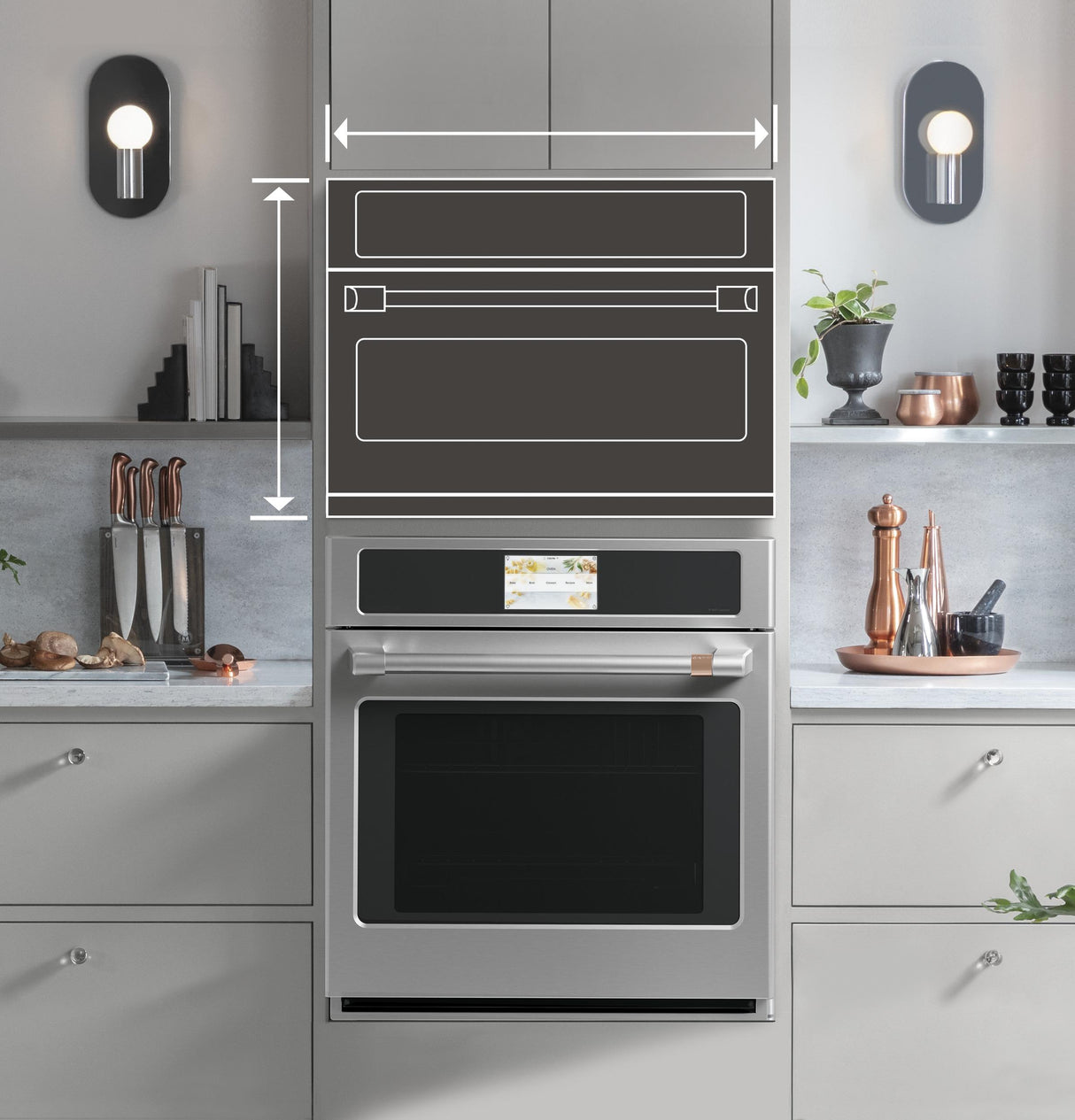 Café™ 27" Custom Speed Cook Oven with 120V Advantium® Technology