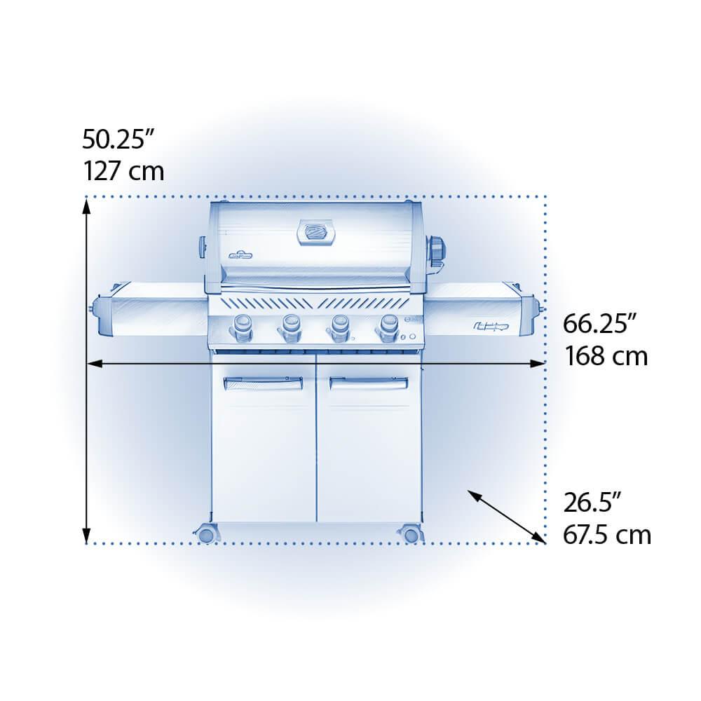 Prestige 500 Gas Grill , Natural Gas, Stainless Steel