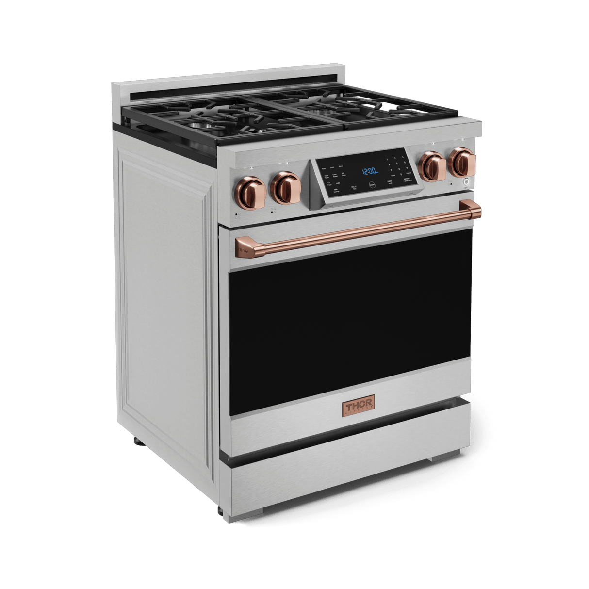 30 Inch Professional Gas Range With Tilt Panel Touch Control In Stainless Steel/rose Gold  Gordon Ramsay Series