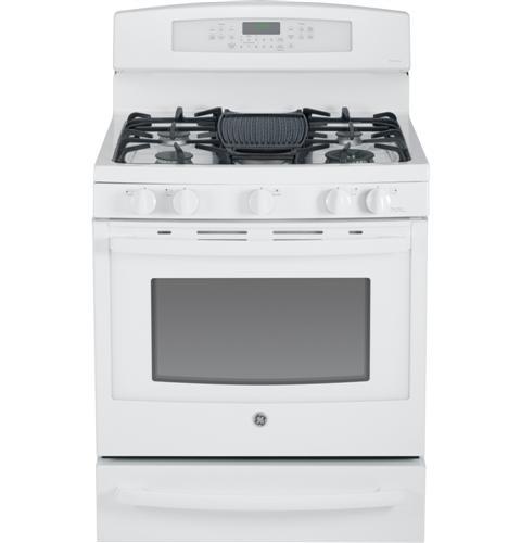 GE Profile™ Series 30" Free-Standing Self Clean Gas Range with Warming Drawer