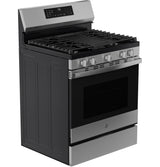 GE Profile™ 30" Smart Free-Standing Gas Convection Range with No Preheat Air Fry and EasyWash™ Oven Tray