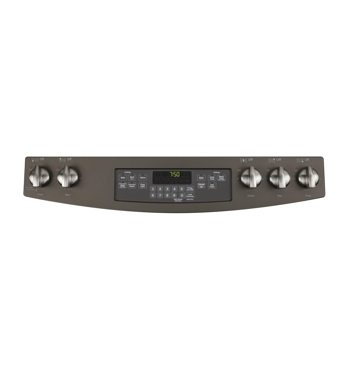 GE® 30" Slide-In Front Control Gas Range