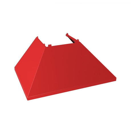 42" Colored Range Hood Shell in Red Matte (8654-SH-RM-42)-Shell Only