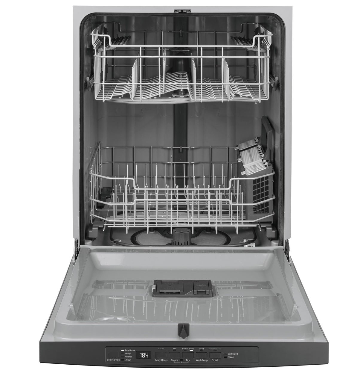 GE® ENERGY STAR® Top Control with Plastic Interior Dishwasher with Sanitize Cycle & Dry Boost