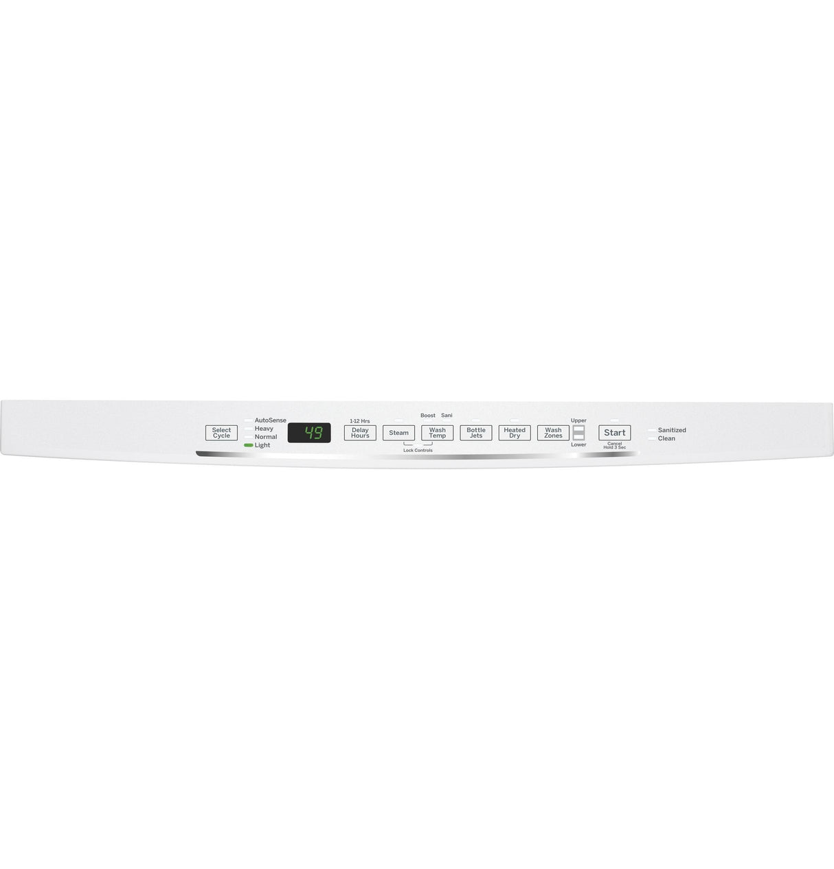 GE® Stainless Steel Interior Dishwasher with Hidden Controls