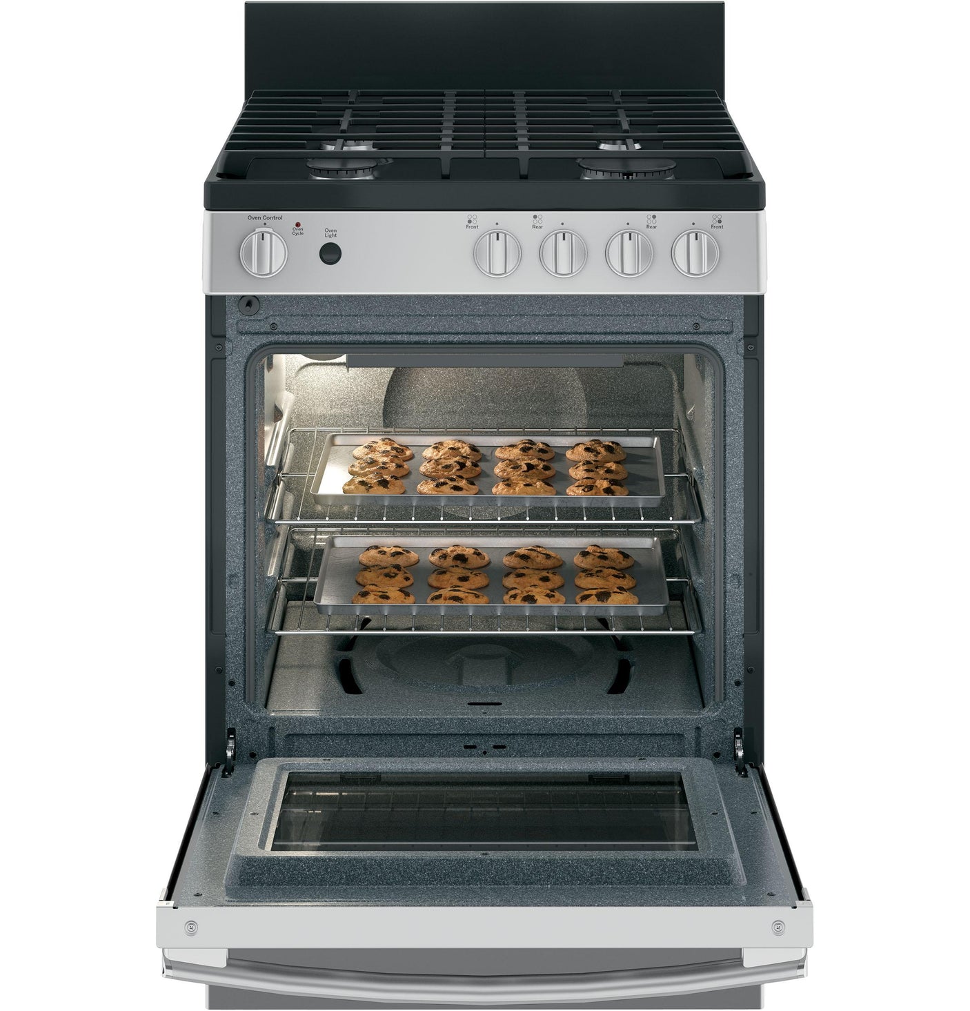 GE® 24" Steam Clean Free-Standing/Slide-in Gas Range