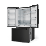 36 Inch 20.3 Cu Ft French Door Counter Depth Refrigerator With Ice Maker In Black  Gordon Ramsay Series