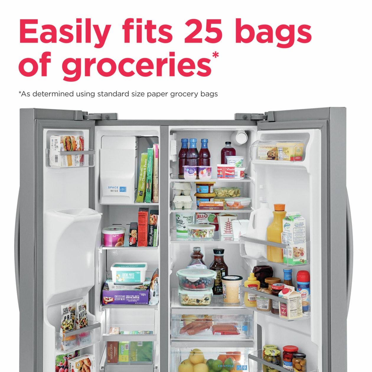 26 Cu. Ft. 36" Standard Depth Side by Side Refrigerator