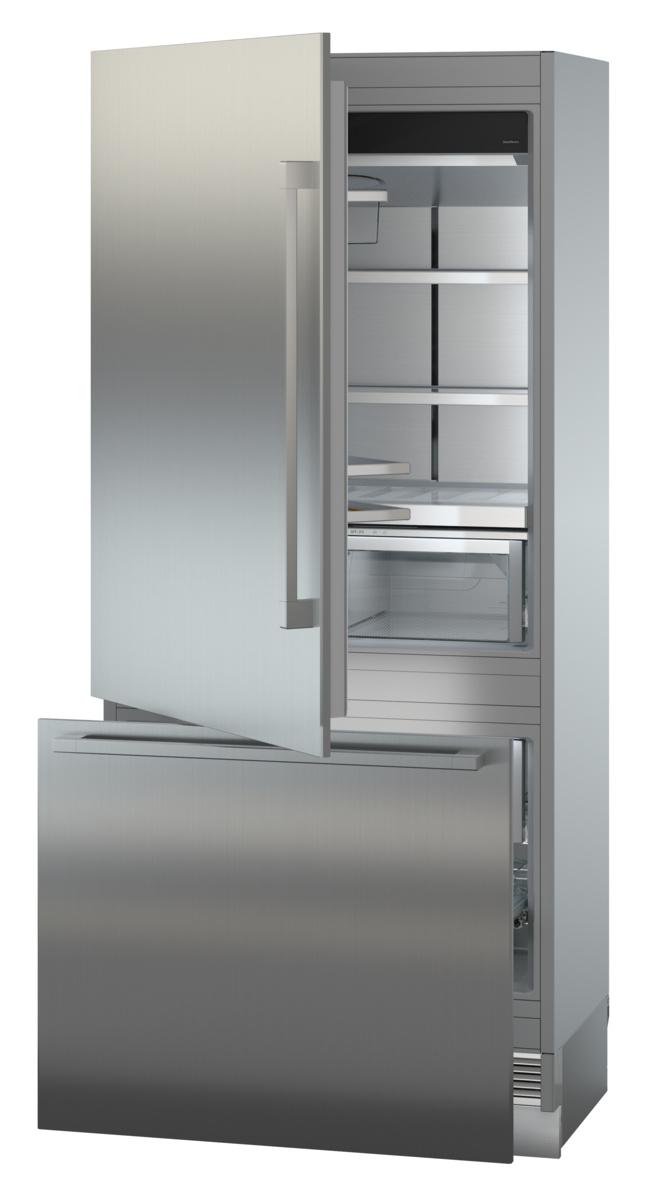 Fully Integrated Bottom Freezer Refrigerator with BioFresh