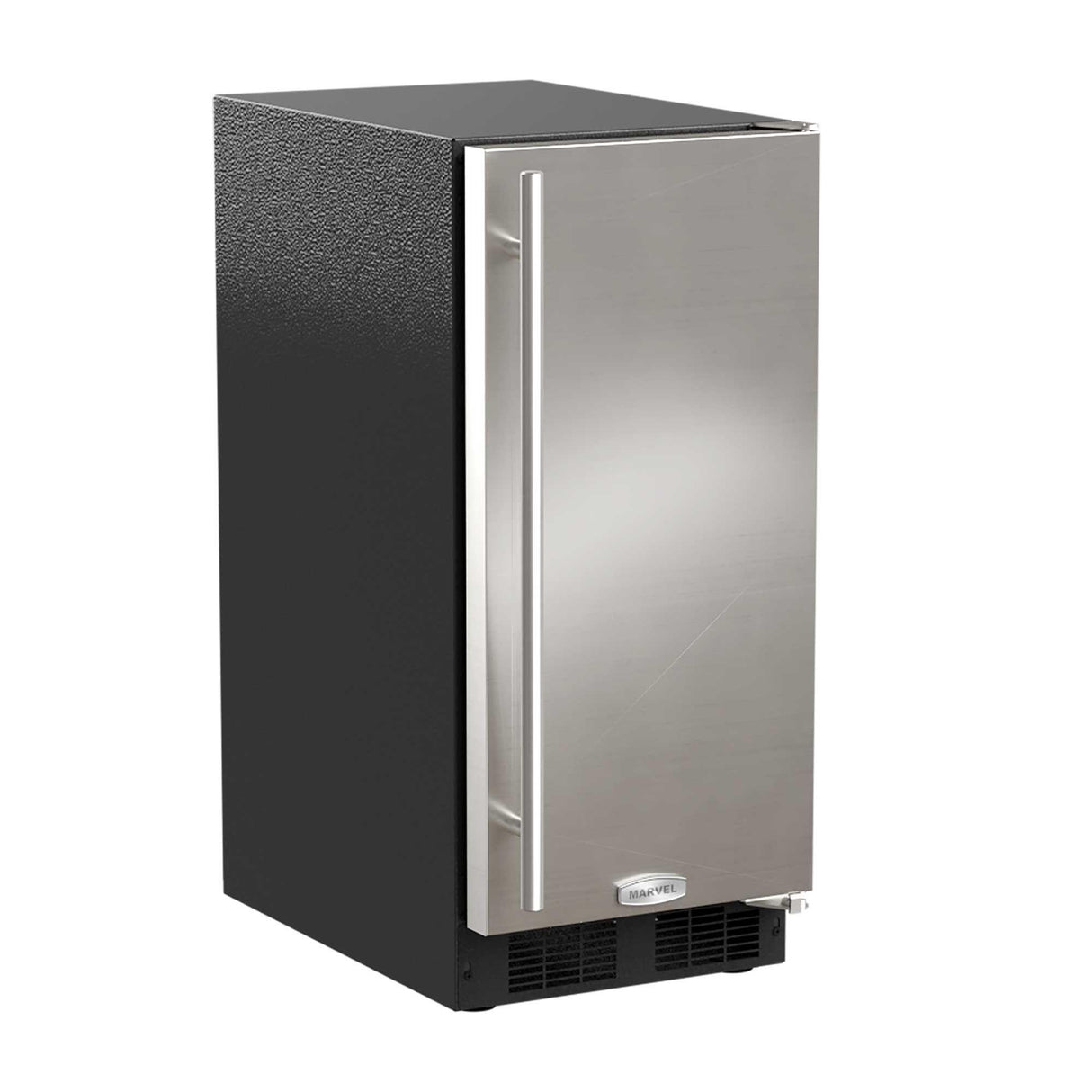 15-In Built-In Clear Ice Machine With Arctic White Illuminice with Door Style - Stainless Steel, Door Swing - Right, Pump - Yes