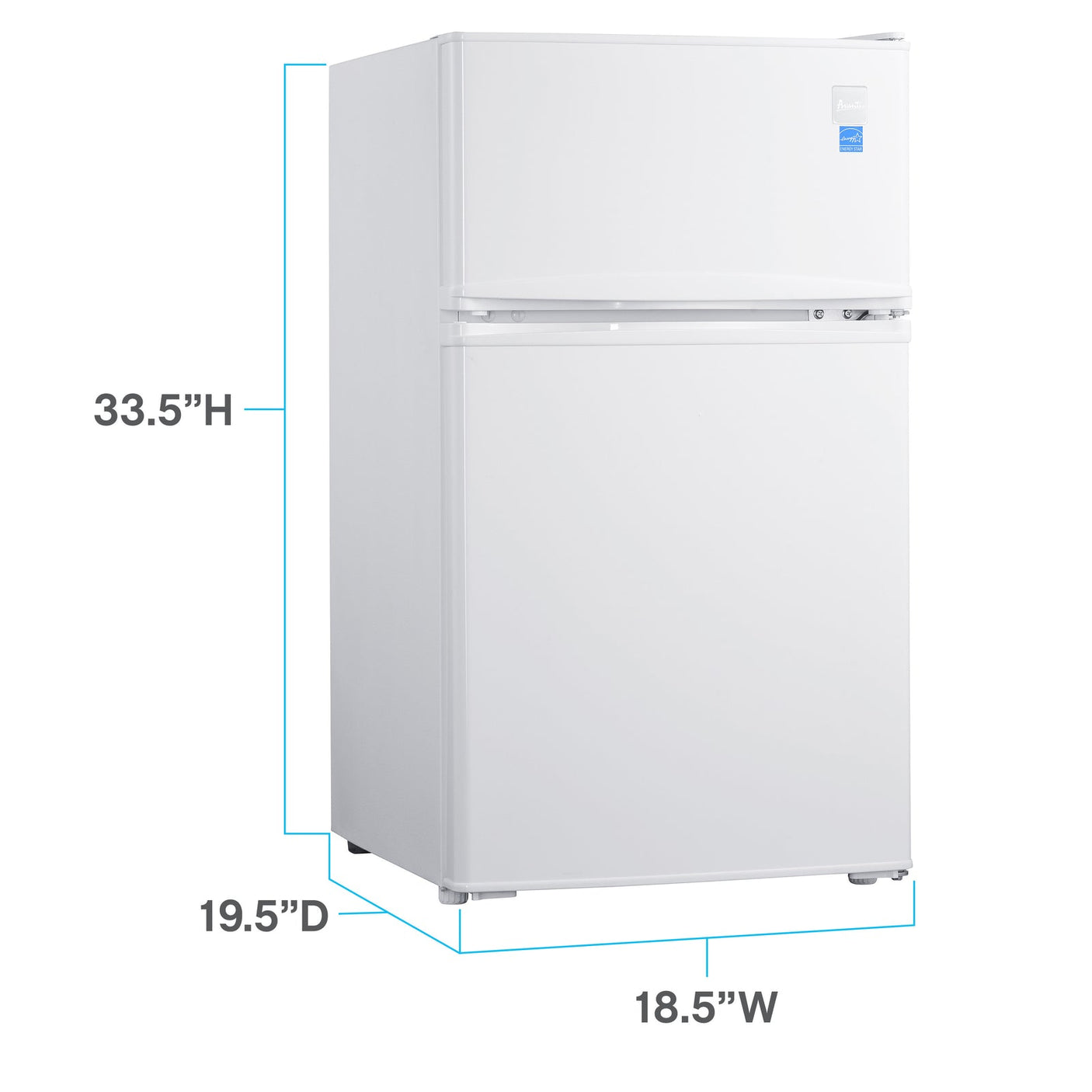 Avanti 3.1 cu. ft. Compact Refrigerator - Stainless Steel