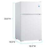 Avanti 3.1 cu. ft. Compact Refrigerator - Stainless Steel