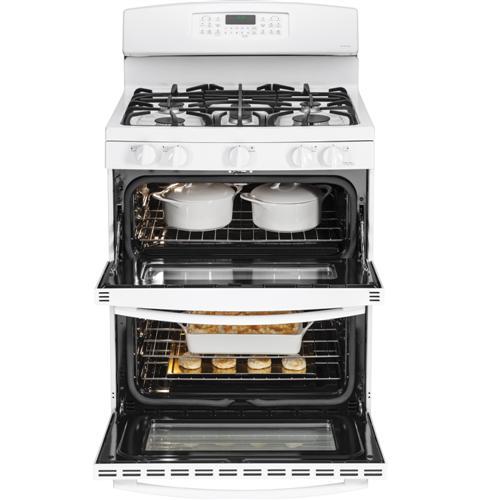 GE® 30" Free-Standing Gas Double Oven Range with Convection
