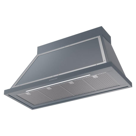 ILVE UANB48BGC Nostalgie Noblesse 48 inch Range Hood (Blue Grey, Chrome)