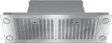 DA 2390 Stainless steel - Insert ventilation hood with energy-efficient LED lighting and backlit controls for easy use.