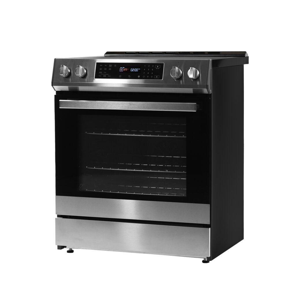 Danby 30 Slide in Induction Range with LED Touch Control in Stainless Steel