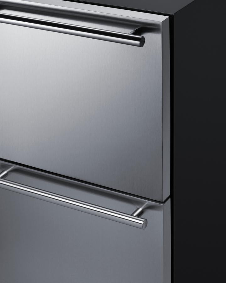 36" Wide Combination Wine Cellar & 2-drawer Refrigerator, ADA Compliant
