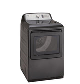 GE® 7.4 cu. ft. Capacity Smart aluminized alloy drum Electric Dryer with HE Sensor Dry