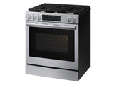 Bespoke Smart Slide-in Dual Fuel Range Pro Style Elite Design  Illuminated Knobs  Air Fry Max